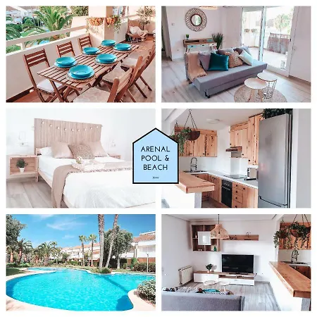 Arenal Beach & Pool Javea, 1 Minuto De La Playa *